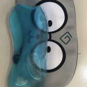 Eye Mask with Gel Pad- Soft Plush Sleeping Mask for Travel