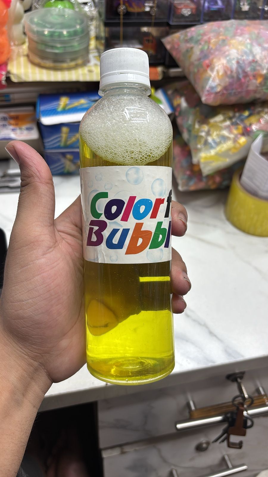 extra bubble liquid