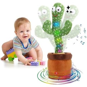 Dancing Cactus Singing Interactive Toy For Kids - Educational Musical Learning Instrument